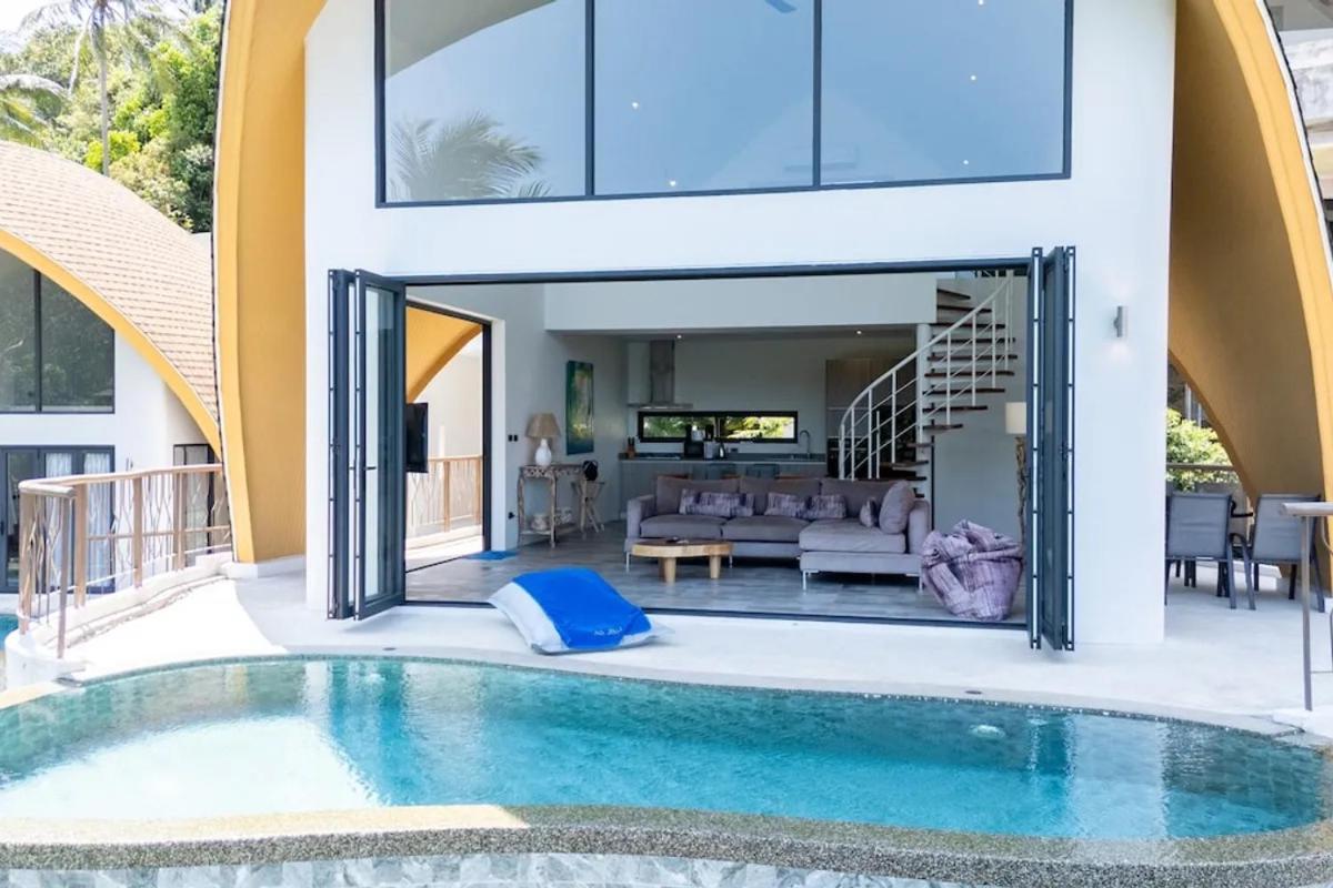 Villa Lola 2Br - Private Infinity Pool & Sea View Чавенг Бийч Екстериор снимка