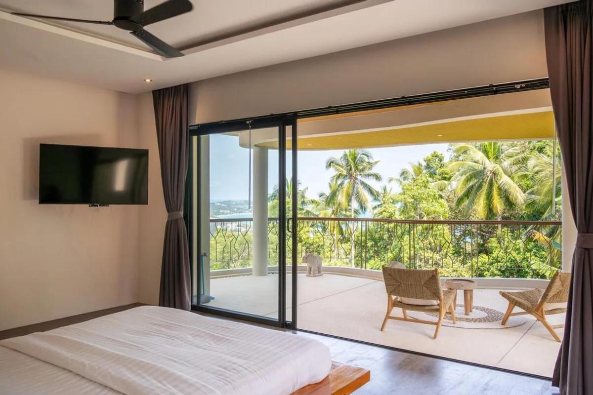 Villa Lola 2Br - Private Infinity Pool & Sea View Чавенг Бийч Екстериор снимка