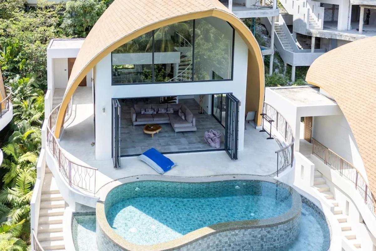 Villa Lola 2Br - Private Infinity Pool & Sea View Чавенг Бийч Екстериор снимка